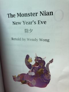The Monster Nian     New Year's Eve