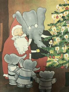巴巴和圣诞老人——小象巴巴