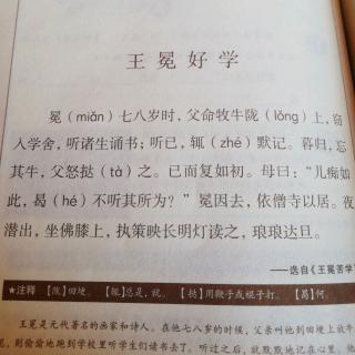 小古文39《王冕好学》