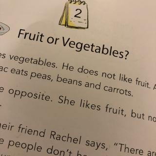 fruit or Vegetables