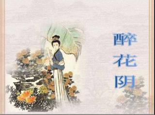 醉花阴（李清照）