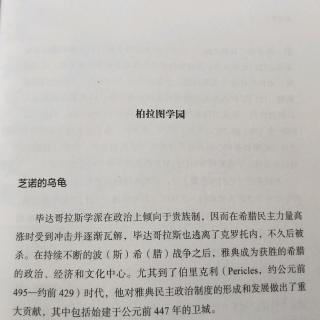 柏拉图学园 芝诺的乌龟