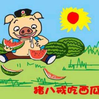 晚安故事《猪八戒吃西瓜》