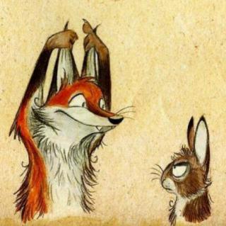 晚安故事《小兔子遇见了狐狸》