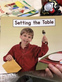 setting the table