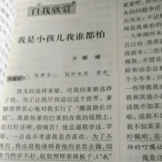 我是小孩儿我谁都怕