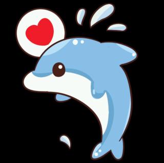 幸福的小海豚