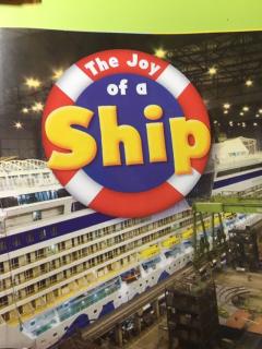 2019.11.1 The Joy of a Ship