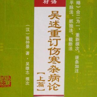 75.《吴述重订伤寒杂病论（上篇）》卷四（7）