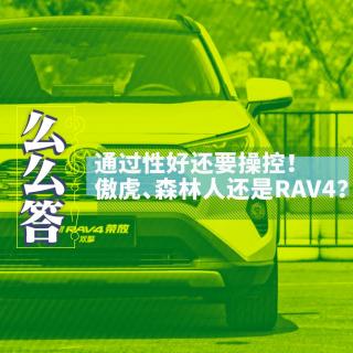 通过性好还要操控！傲虎、森林人、RAV4怎么选？| 寅哥么么答