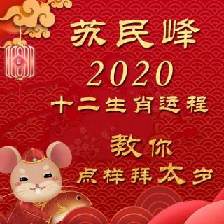 粤语  苏民峰2020十二生肖运程  教你点样拜太岁
