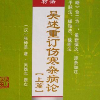 76.《吴述重订伤寒杂病论（上篇）》卷四（8）