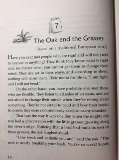 9-7 The Oak and The Grasses