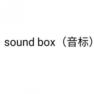 1J20191117（sound box）