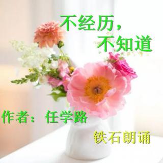 《不经历，不知道》作者：任学路 ；铁石朗诵