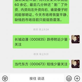 科创板强势农业股持续反弹，大盘继续弱势震荡收小阴再失2900！