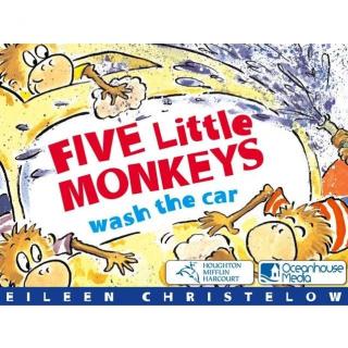 【艾玛读绘本】Five Little Monkeys Wash the Car