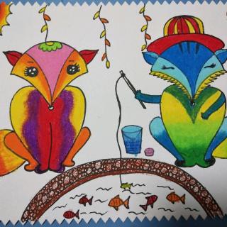 思维绘画《狐狸的小计谋》