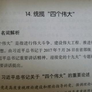 统揽四个伟大