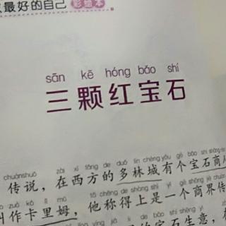 杜怡臻阅读打卡第八天之②《三颗红宝石》