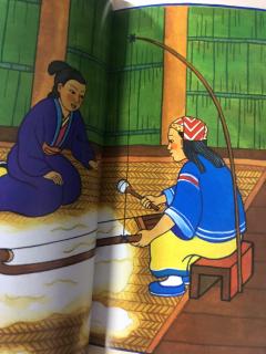 中国童话故事《黄道婆织棉布》