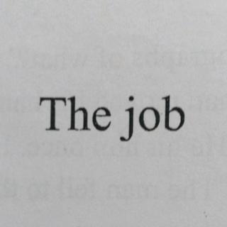 Chapter  4    The job