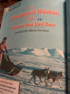 The Winnest Woman of the Iditarod Dog Sled Race