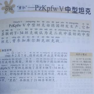 百大超级武器36-德国黑豹中型