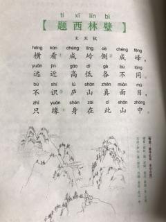 题西林壁