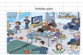 A birthday party