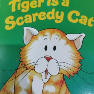 Tiger is a scaredy cat