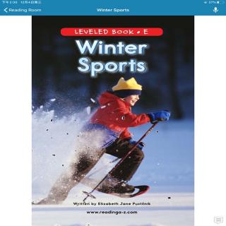 Winter sports