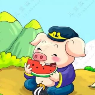猪八戒吃西瓜的样子图片