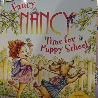 Fancy Nancy Time for Puppy Sch
