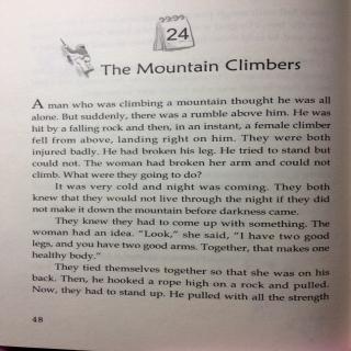 10-24 The Mountain Climbers