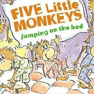 Five little monkeys jumping on