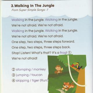 003 walking in the jungle学唱讲解