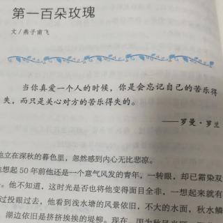 第一百朵玫瑰