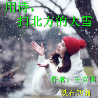 《用诗，扫北方的大雪》作者：王立国  ；铁石朗诵