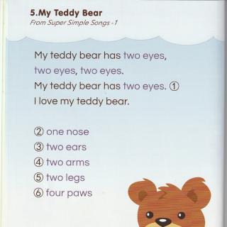 005 my teddy bear学唱讲解