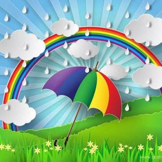 《彩虹伞和小花朵》主播：姗姗姐姐