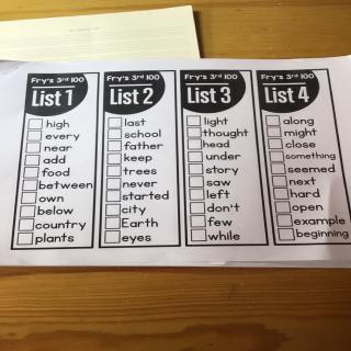 Word List第一页