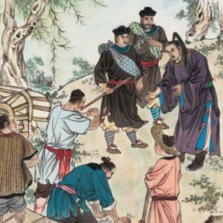 没遮拦追赶及时雨 船火儿夜闹浔阳江