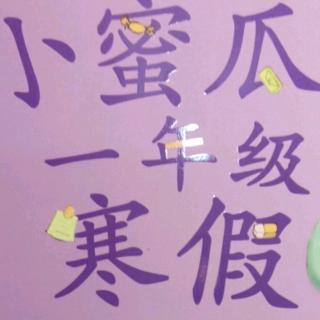 小蜜瓜的一年级寒假1