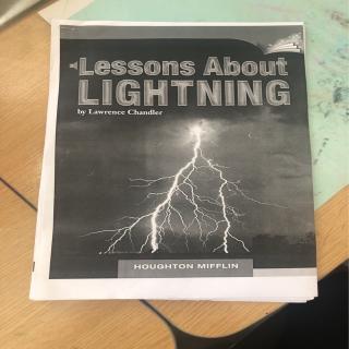 Lessons about lightning