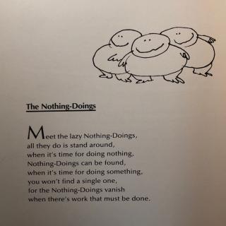 笑笑读诗：The Nothing-Doings