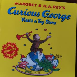 curious George visits a toy store