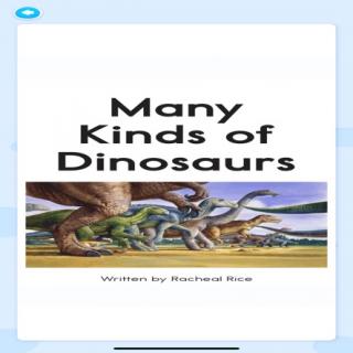 many kinds of dinosaurs