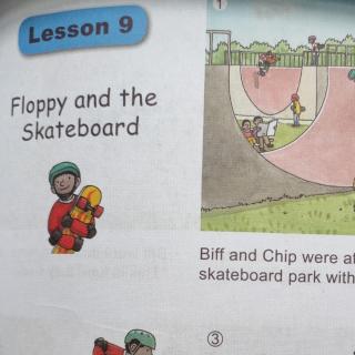 Floppy and the skateboard