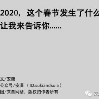 写给孩子们的“冠状病毒”绘本:2020，这个春节发生了什么？